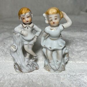 LMade in Japan Boy and Girl Figurines
